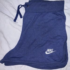 Nike sweat shorts.